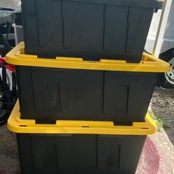TOTES- 3 AVAILABLE - 27 Gallons-@ $7 ea.