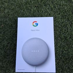 Google Nest Mini 2nd Gen Chalk Smart Speaker Bluetooth Voice Search
