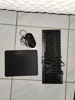 Keyboard, Mouse, And Mouse Pad