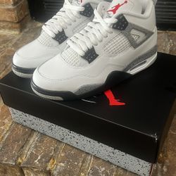 Air Jordan 4 Retro White Cement Size 10