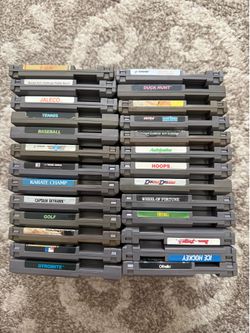 Nintendo nes games 5 each