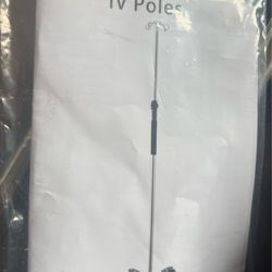 IV pole complete set with rollers