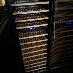 Eurodib USF168D 24" One Section Wine Cooler w/ (2) Zones, 154 Bottle Capacity, 110v