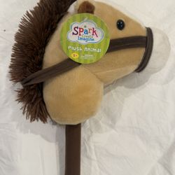 Plush Stick Horse