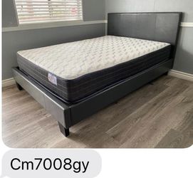 Queen New Bed with Nice Orthopedic Supreme Mattress Sale
