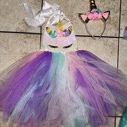 Toddler Girl Unicorn Dress