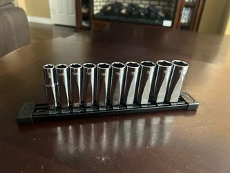 Milwaukee 3/8” Drive Metric 10 Piece Socket Set