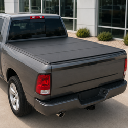 FLUSH-HARD-018 HARD TRIFOLD FLUSH BED COVER 09-18 DODGE RAM 5.7FT