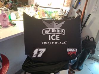 2003 NASCAR Tin Mini Hood Matt Kenseth 17 Roush Racing Smirnoff Ice 22x24 RARE🔥
