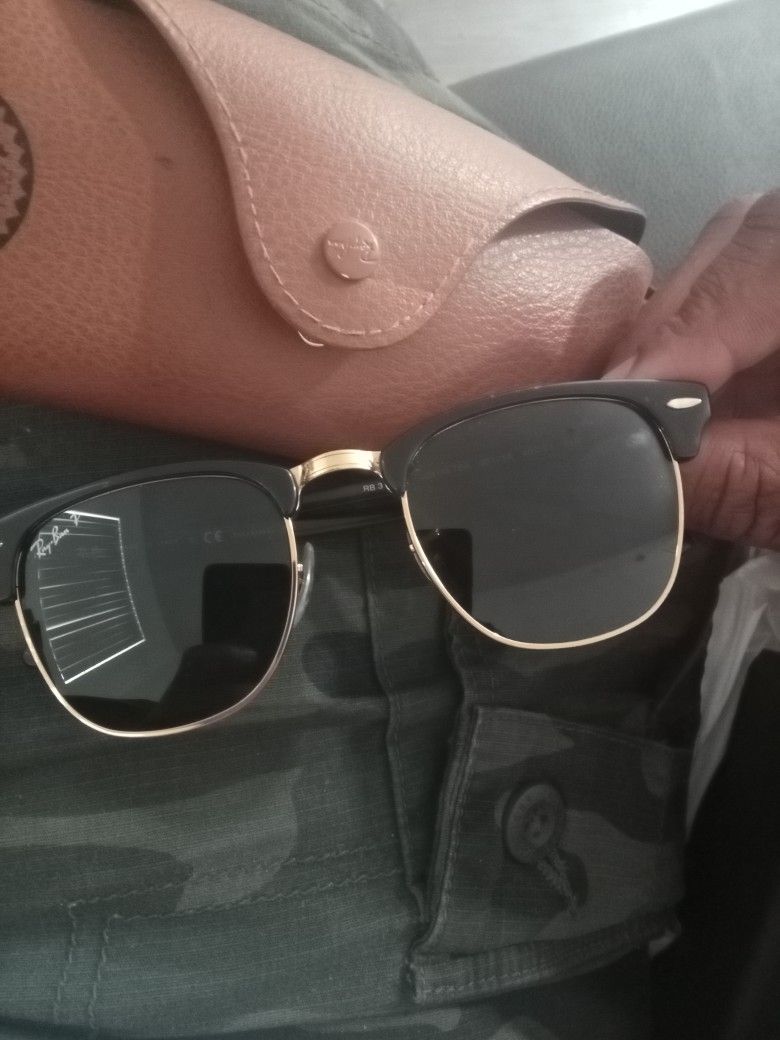 Ray Ban Clubmaster Polarized Sunglasses