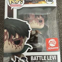 VAULTED - Funko Pop animation Attack on Titan Battle Levi - AE exclusive