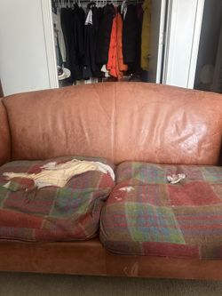Leather Vintage Couch 