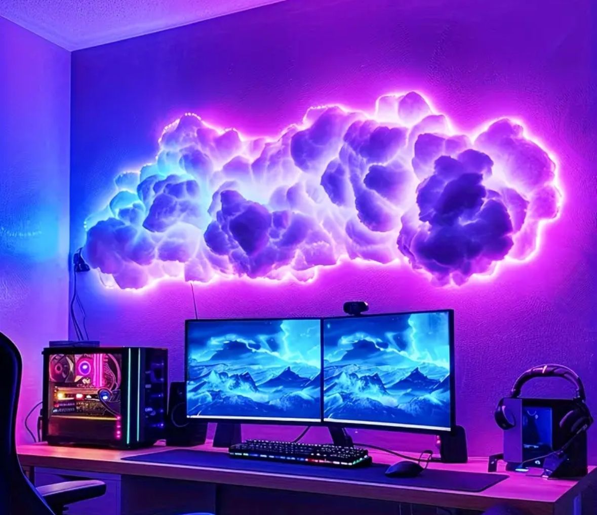 LED Cloud Light For Bedroom.