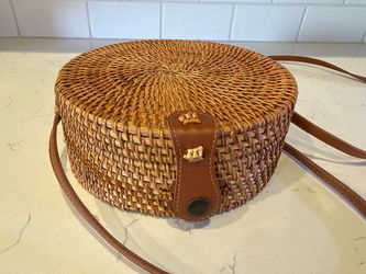 Rattan Purse/ Crossbody Bag