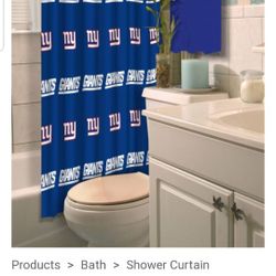 NY Giants Shower Curtain Brand new