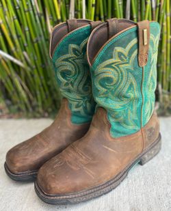 Georgia Boot Carbo-Tec Steel Toe Waterproof Pull-On Boots..Sz 9W Men’s / 10W Women’s..Slip & oil resistant.. Located west roseville.