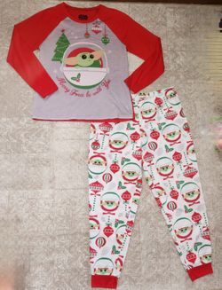 Star Wars Grogu Holiday Pajamas
