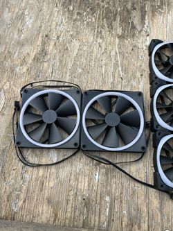  For ComputerNZXT  RGB fans.  2x 140 mm and 3x 120 mm 