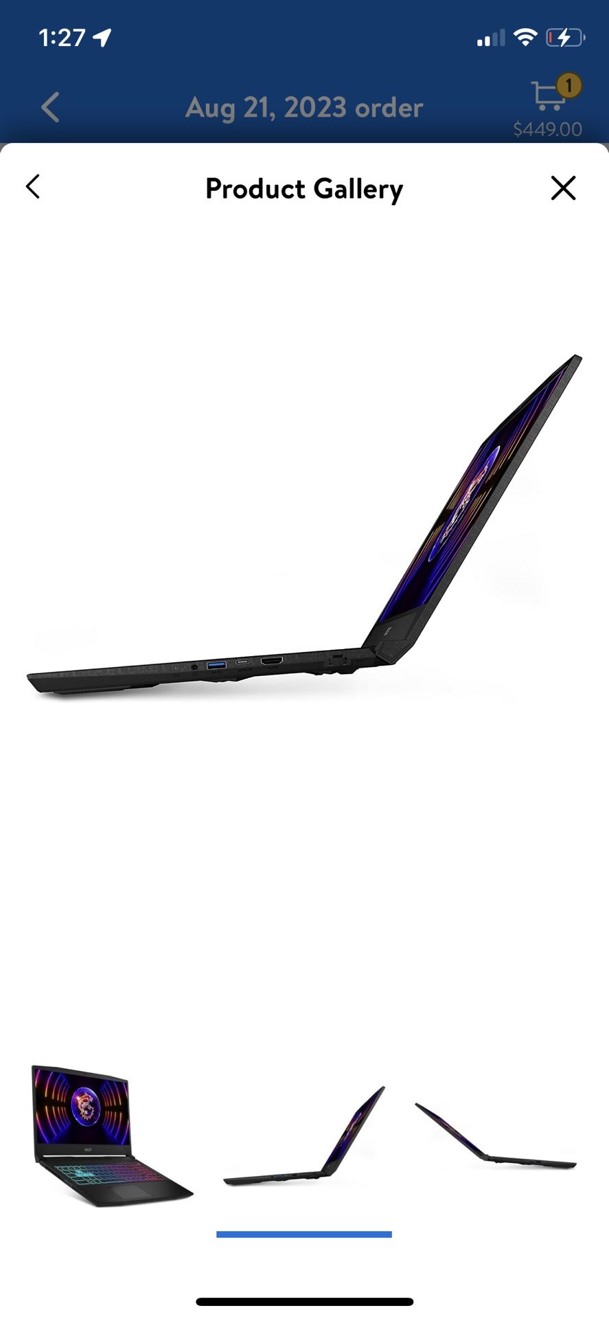 MSI Katana 15.6 Gaming Laptop, 144Hz FHD, Intel Core i7-13620H, NVIDIA  GeForce RTX 4060 8GB, 16GB DDR5 Memory, 1TB NVMe SSD, Windows 11, Black,  B13VFK-817US 