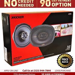 🚨 BLACK FRIDAY 🚨 Kicker KS Series Car Speakers Set 6x9 3-Way Coaxial Speaker System 300 Watts 51KSC69304 🚨 No Credit Needed 🚨 