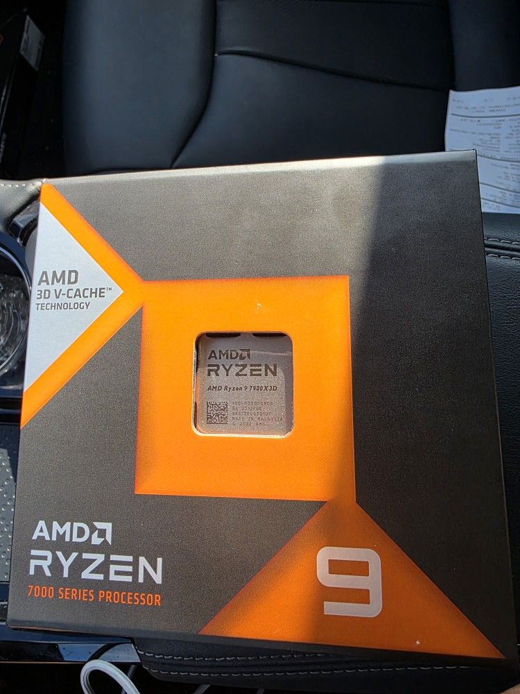 Ryzen 9 7900x3d 12 Cores 24 Threads brand new and sealed.