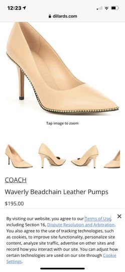 Coach Waverly Beadchain Pumps for Sale in Mcdonough, GA - OfferUp