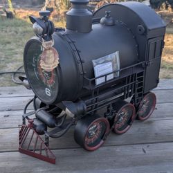 The Barrel Shack The Conquest Handmade Steam Train Locomotive Clock

