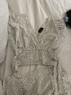 Two Piece Polka Dot Outfit