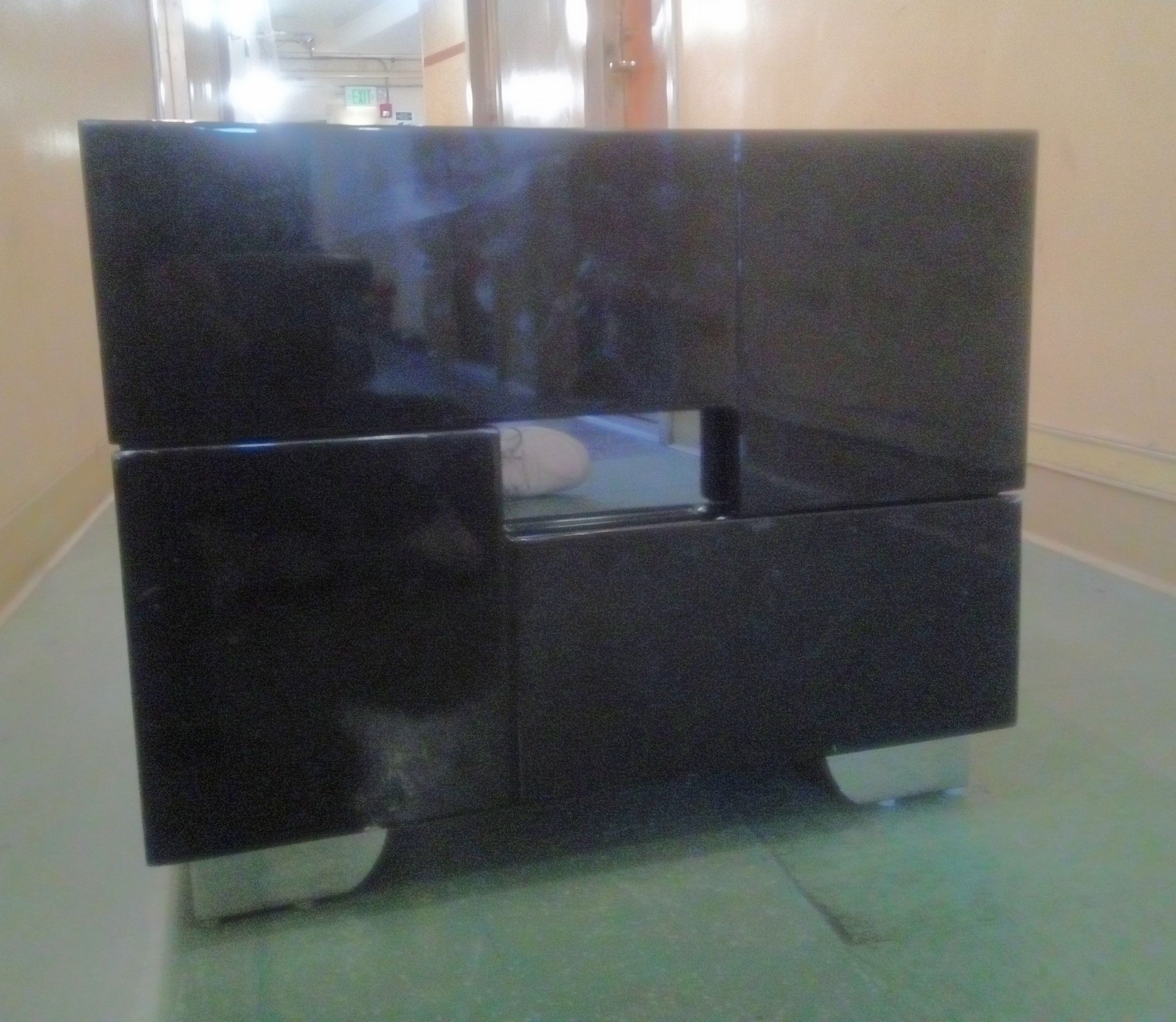 Art Deco side table/night-stand with draws.