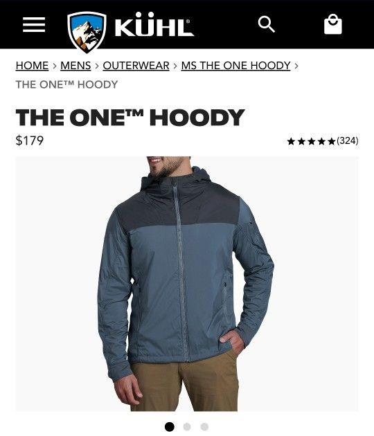 KUHL "The ONE" Hoodie NEW Mens XL