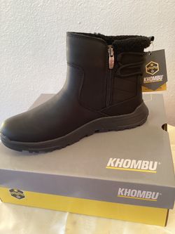 Khombu Womens Black Boots 