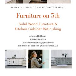 Kitchen Cabinet Refinishing , and Furniture Refinishing 