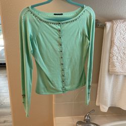 ELIE TAHARI BEADED CARDIGAN 