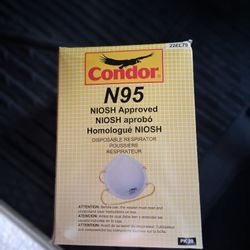 Condor N95 Face Mask Bpxs Of 20