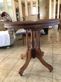 Old wooden table