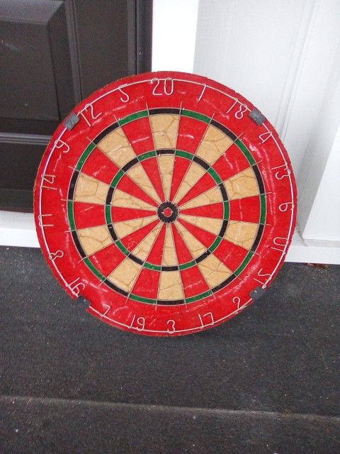 Chinese Dart Board With Darts