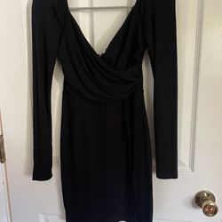Women’s Black Long Sleeve Dress