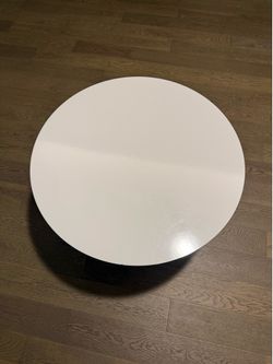 White round table
