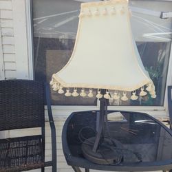 Lamp with shade
