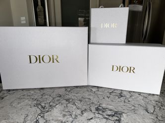 Dior Empty Boxes