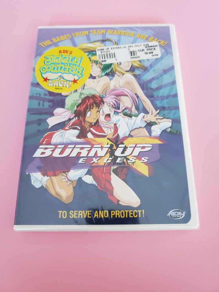 Burn Up Excess To Serve and Protect Anime DVD
