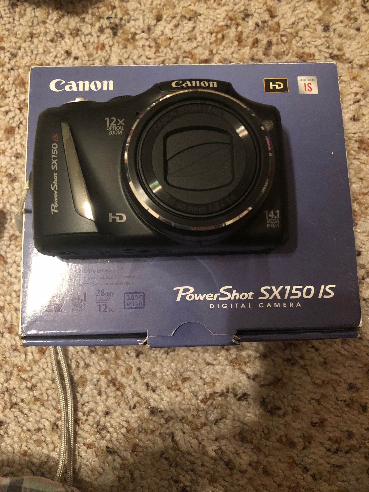 Canon Power Shot SX150 IS digital camera