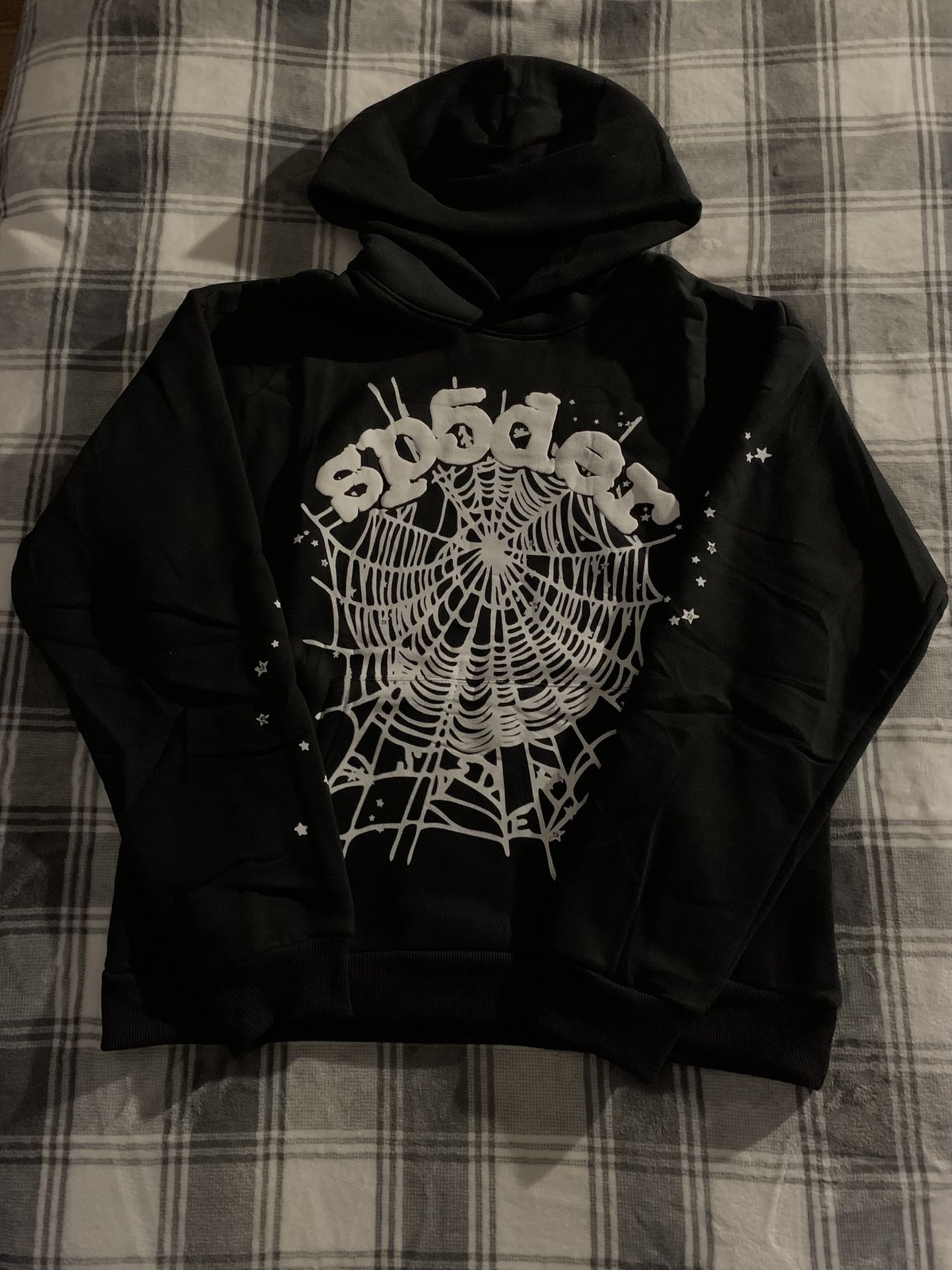 Sp5der Hoodie Black Large