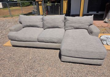 LARGE chaise couch sofa