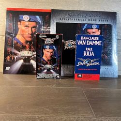 Street Fighter Movie Collection - Demo, VHS, Laserdisc, Sealed
