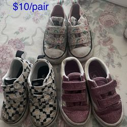 Girls Shoes Size 7c Vans And Converse