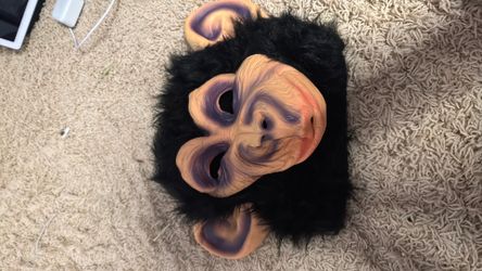 Scary halloween monkey mask