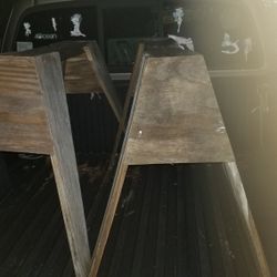 Two Saw Horses
