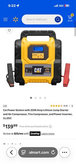 CAT Jump Starter/Tire Inflator & Deflater