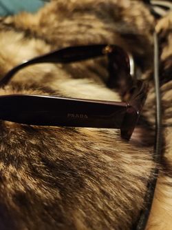 Purple Tortoise Prada Sunglasses 